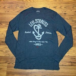 Levi's Long Sleeve Waffle Tee ⚓️